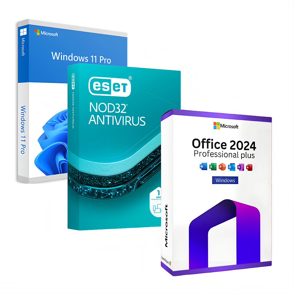 Windows 11 Pro + Eset Nod32 + Office 2024
